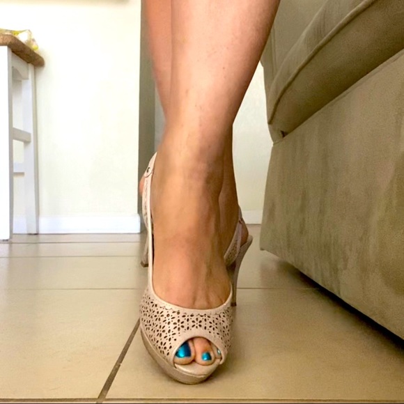 Anne Klein Peep Toe Sandal - Picture 2 of 5